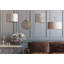 22 cm H Drum Pendant Shade ( Uno ) in Silver
