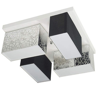 Pasko Fabric Semi Flush Mount