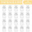 Porte-bougie en verre pour chandelier - 20 pièces Porte-bougie effilé transparent