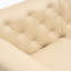 92.52 Inch Genuine Leather Couch 3-Seater Sofa with Tufted Back,Grain Leather Couch with Feather-1862142520
