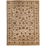 Chelsea Wool Oriental Area Rug in Beige