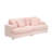 Corduroy Sofa 3 Seater Sofa Couch with 4 Toss Pillows Sleek Design Modern Comfortable for Room-1538506738-1531629124