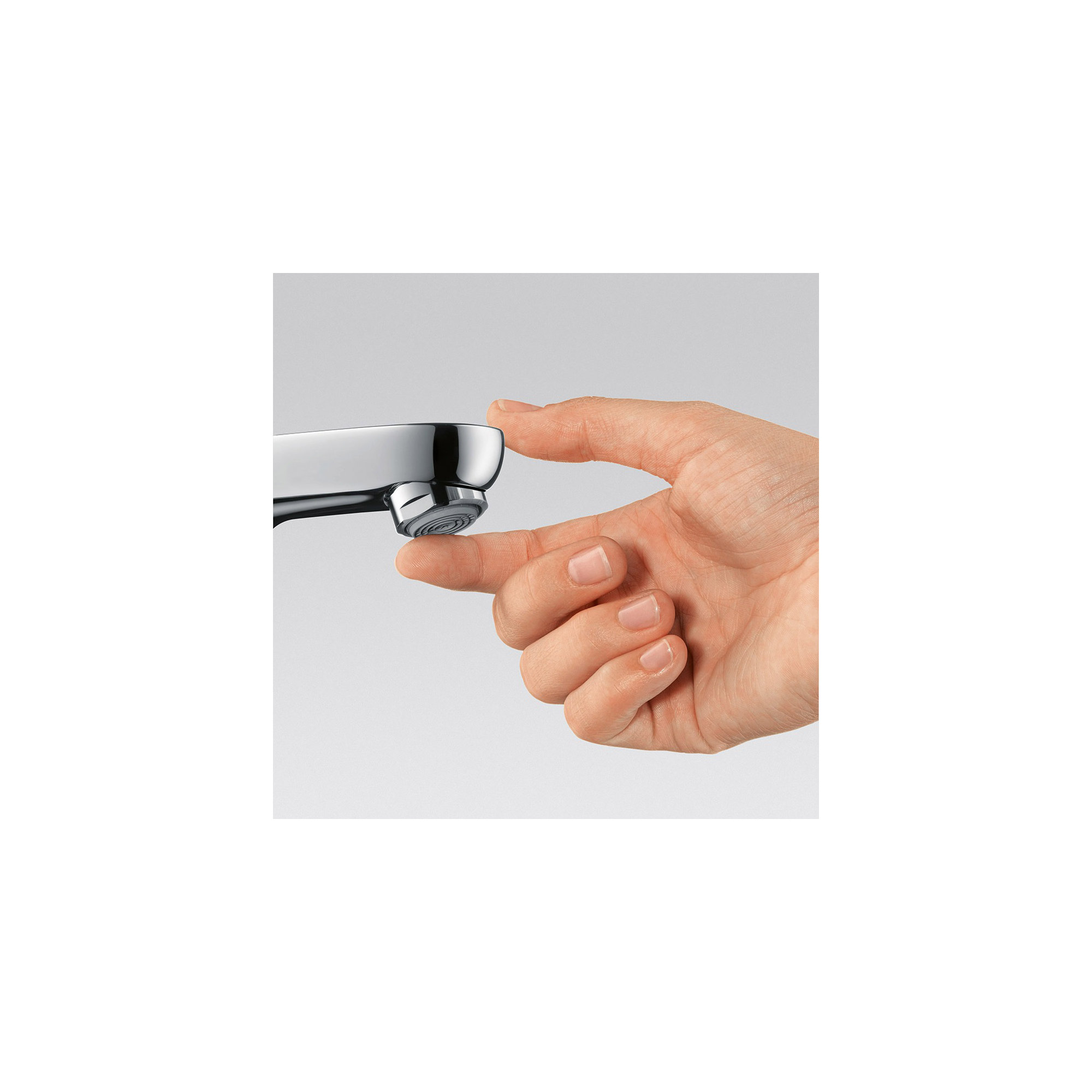 Metropol Wall Mounted Tub Spout, Chrome