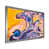 Impression argent sur toile encadrée