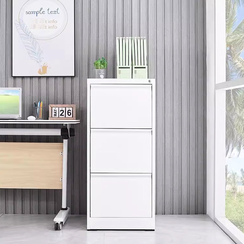 Classeur verrouillable à 3 tiroirs Home Office, White