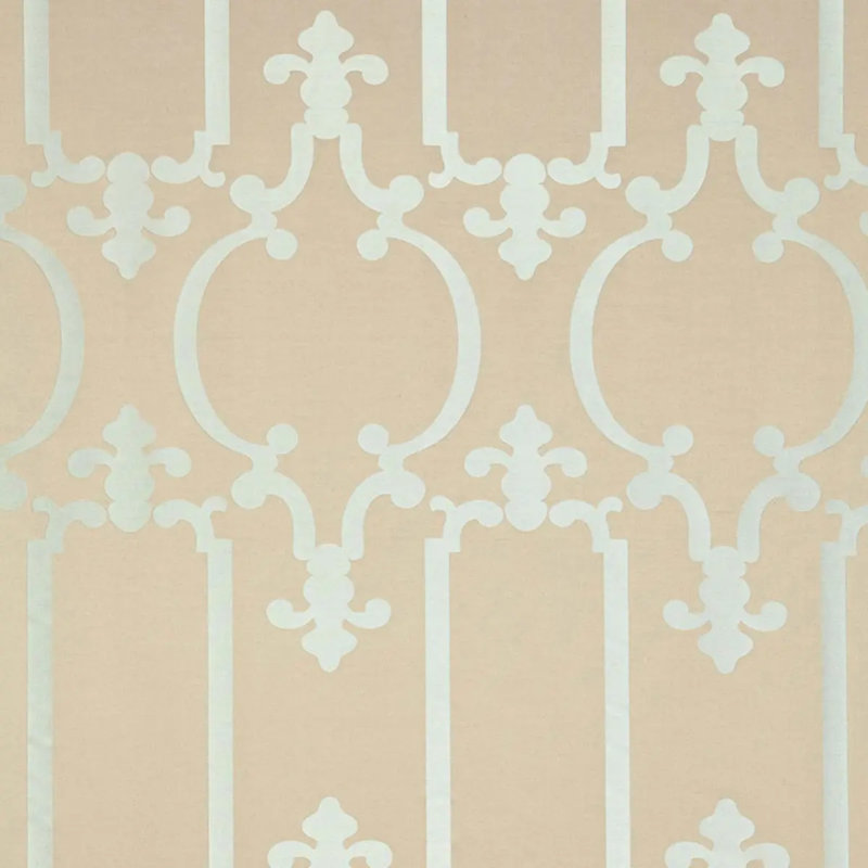 Tissu ornemental, Turquoise argenté