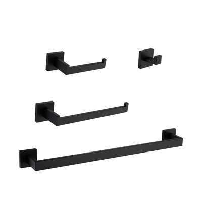 4 - Piece Bathroom Hardware Set