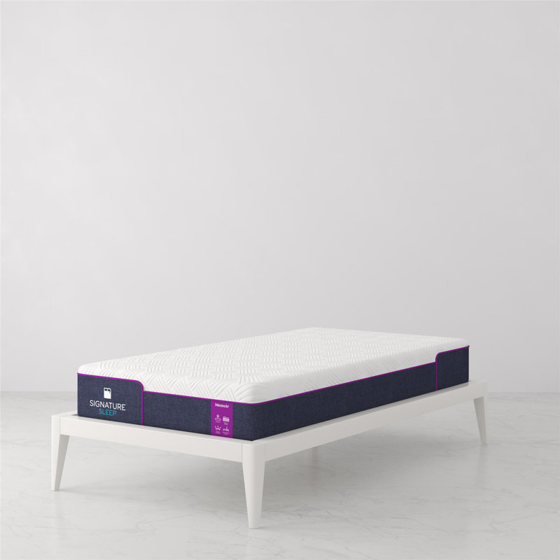Signature Sleep 8" Twin Memory Foam Mattress with Viscose Cover