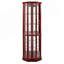 Vitrine de coin éclairée 6 tablettes-1740388942