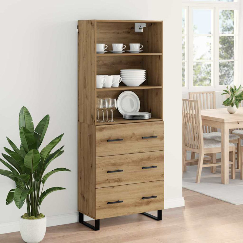 69.5cm Sideboard, Artisan Oak
