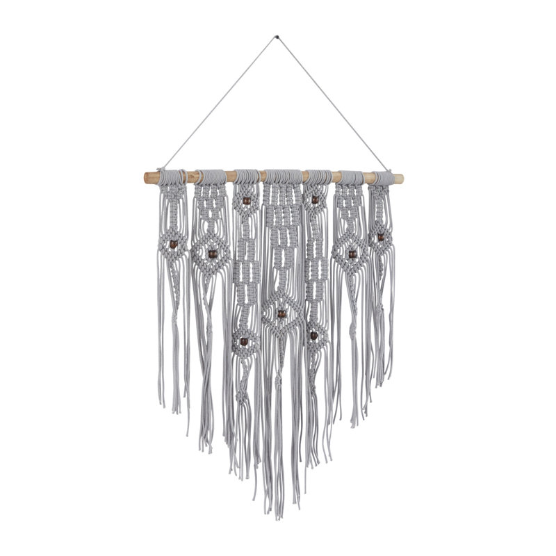 Suspension murale en tissu mélangé avec accessoires de suspension inclus