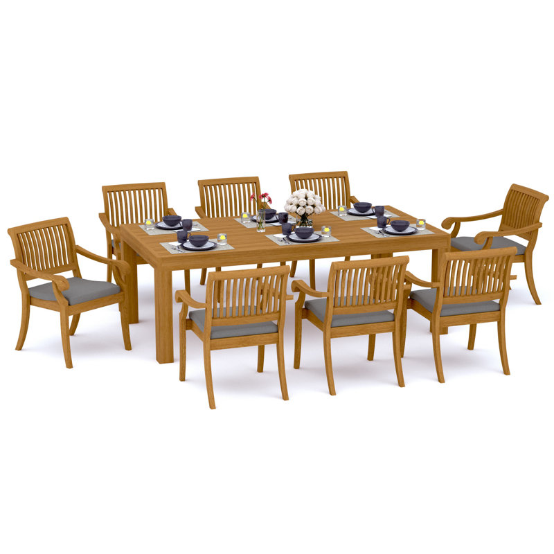 Ensemble de table d'extérieur L 86 po Appel, 8