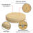 Decorative Indoor Outdoor Waterproof Round Cushion Cover, Patio Bar Stool UV Resistant Seat Cover-555773961
