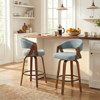 Providence Upholstered Swivel Counter Stool