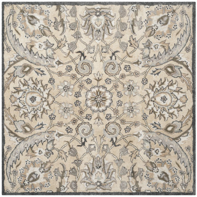 Shillington Hand Tufted Viscose Floral Rug