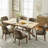 Upholstered Dining Side Chairs Set of 4-705286540