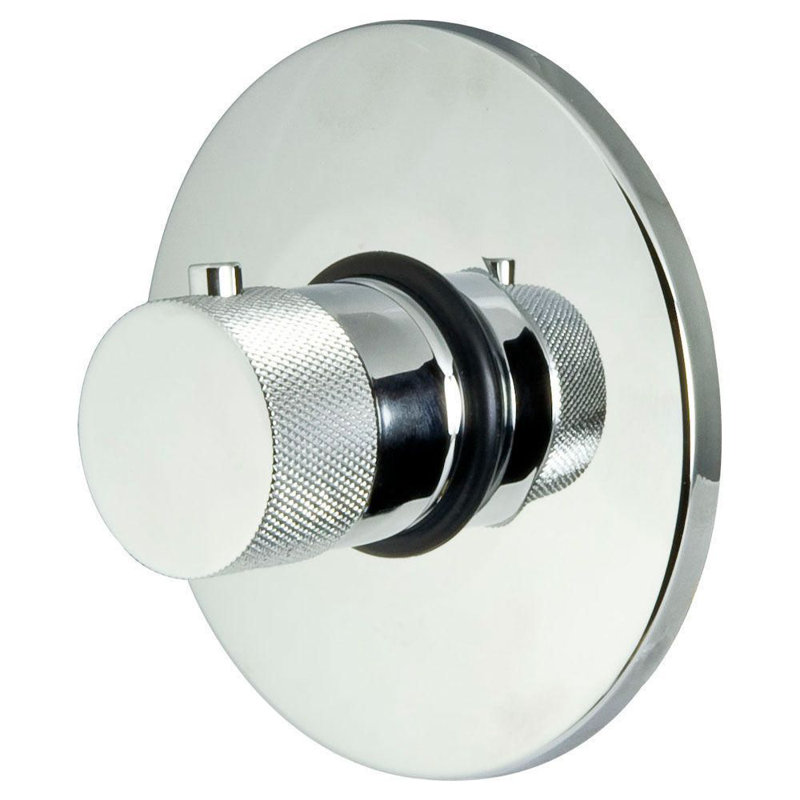 Volume Control Shower Faucet Trim Only, Polished Chrome