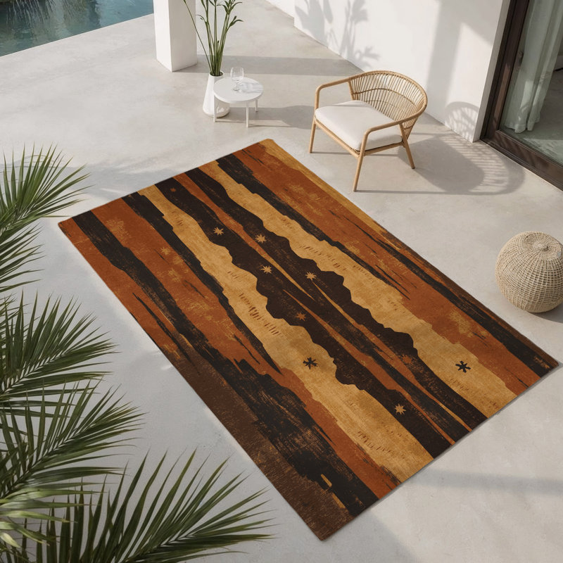 Tapis intérieur et extérieur Azure Crest, Rectangulaire 3 pi x 5 pi