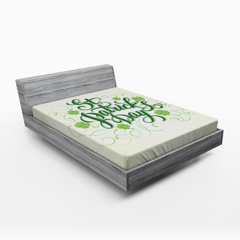 Clover Fitted Sheet, Queen Fitted Sheet