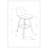 Randolph Upholstered Bentwood Mid-Century Modern Bar & Counter Stool with Chrome Footrest-88841776