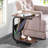 Wheel End Table Side Table with Storage