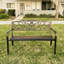 Banc de jardin en métal Nazarria
