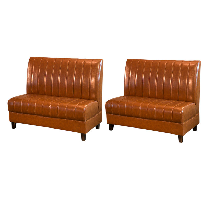 Banc rembourré en similicuir Nordic