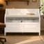 Banc de rangement rustique multifonctionnel