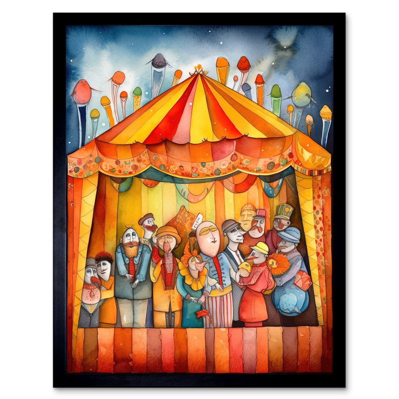 Bulgera Puppet Theatre Stage End Of Show Applause - Single Picture Frame Print