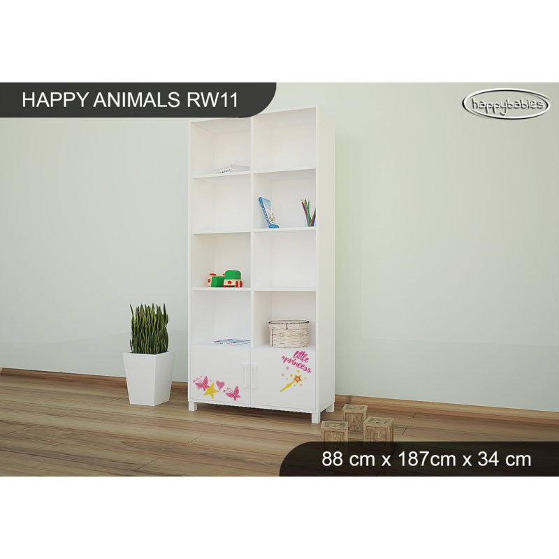 187cm H X 88cm W Animals Kids Cube, White