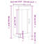 Merielle 34.5cm Sideboard-443181636