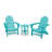 POLYWOOD Classic Adirondack Folding Adirondack 3-Piece Set-1283645871