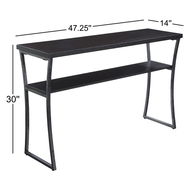 Console Meisha, Plateau espresso / base noire