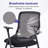 Ergonomic Folding Office Chair with Mesh Back for Conference Rooms & Home Offices