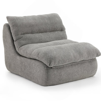 Canapé d'appoint rembourré, fauteuil moderne avec siège moelleux, canapé élégant pour le salon, la chambre à coucher ou le bureau