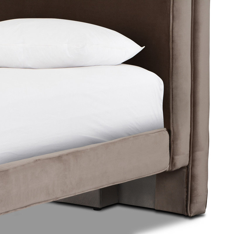 Mitchell Upholstered Bed, Queen, Thames Cream