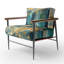 Fauteuil d'appoint rembourré Golden Explosion Triangles IV-1516359967