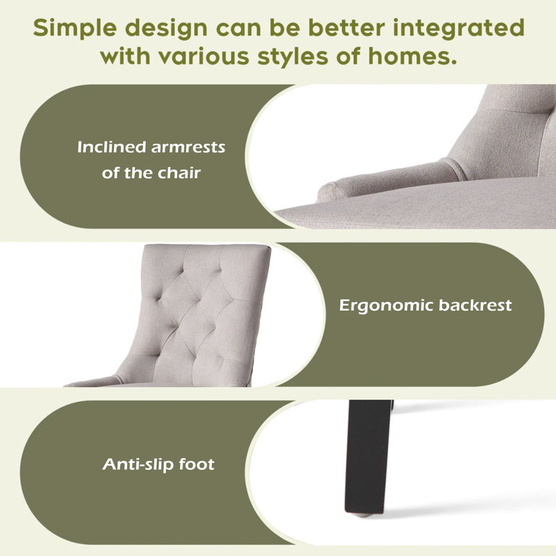 DINING CHAIR, Light Gray