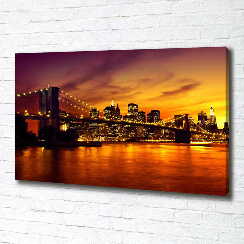Brooklyn Bridge - Wrapped Canvas Print