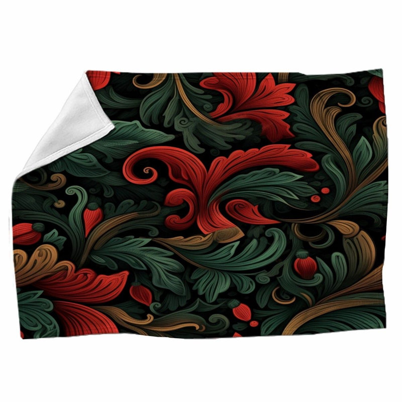 Machine Printed Throw Blanket, 68'' W x 80'' L