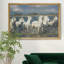 «White Horses of the Camargue» - Cadre photo, impression sur toile-154684569-154684568