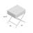 Nyasha Mirrored Glass Top End Table with Storage-375640121