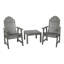 Chaise Adirondack en plastique avec table Anette-631427144