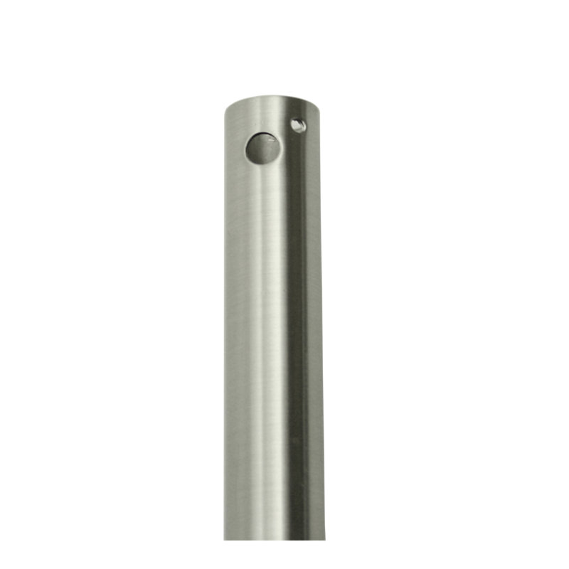 Tige de ventilateur de plafond, H 18 po x l 0,5 po x P 0,5 po, Nickel brossé