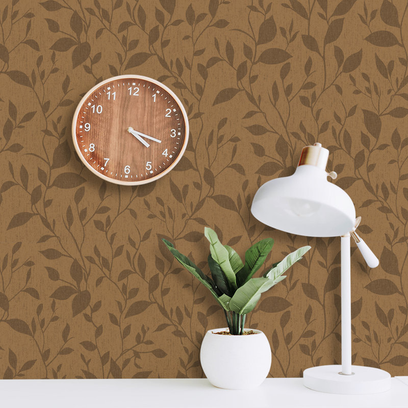 Rouleau de papier peint L 51,18 pi x l 41,64 po, Brun