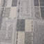 Rug & Kilim’S Scandinavian Geometric Gray And Off-White Wool Rug-1733844