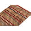 Pasha Wool Geometric Area Rug in Brown/Red/Yellow