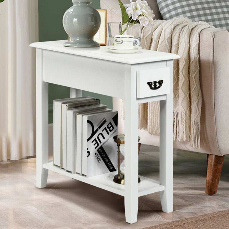 Annalucia 24'' W Nightstand, White