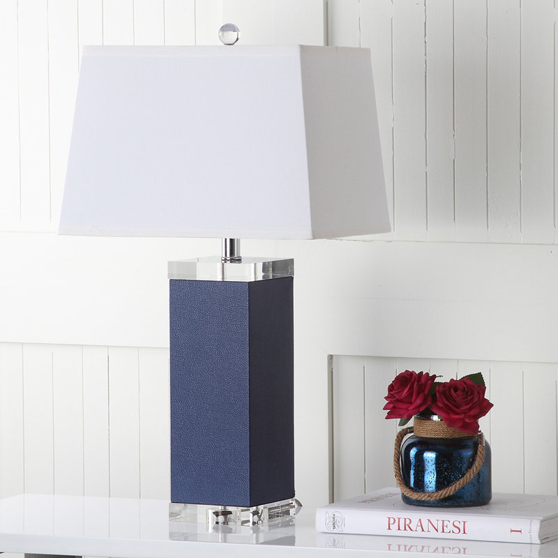 Beartree Fabric Table Lamp, Navy