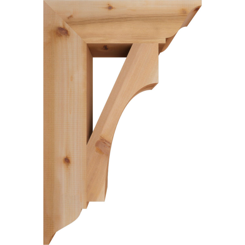 Support traditionnel Westlake, Cèdre rouge de l'Ouest, Lisse, H 34 po x l 5,5 po x P 22 po